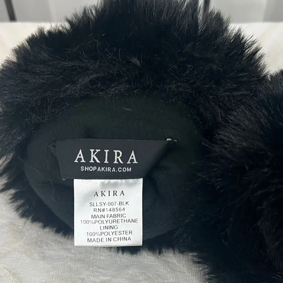 Faux Fur/Leather SMART GLOVES - Picture 3 of 11